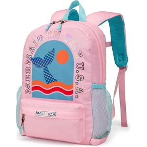 image:imageNautica Backpack for Kids  Kindergarten Elementary Children Backpack  16 Tall  SailboatsMermaid Tail