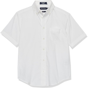 image:imageNautica Boys Short Sleeve Oxford ShirtWhite