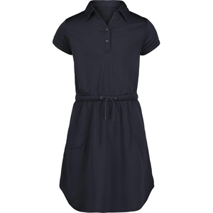 image:imageNautica Girls School Uniform Short Sleeve Polo DressNavy Performance
