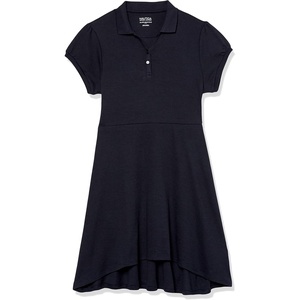 image:imageNautica Girls School Uniform Short Sleeve Polo DressNavyHighlow