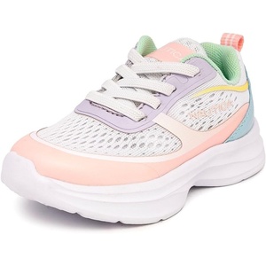 image:imageNautica Girls Toddler Knit SlipOn Sneakers with Max Comfort Sole Bungee Closure Tennis Running Shoes for School and Play ToddlerLittle KidWhite Pastel