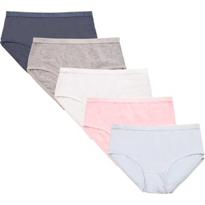 image:imageNautica Girls Underwear Briefs  5 Pack Comfort Stretch MidWaist Breathable Cotton Underwear Panties for Girls 412BluePinkWhiteLight Heather Grey