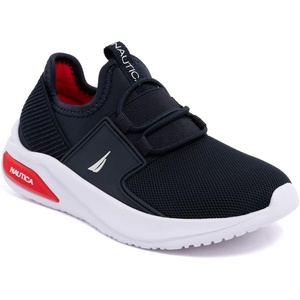 image:imageNautica Kids Athletic SlipOn Sneakers  Comfortable Bungee Running Shoes for Boys and Girls  Stylish and Supportive Footwear for Active Kids Big KidLittle KidToddlerNavy Redmolded 2