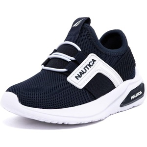 image:imageNautica Kids Athletic SlipOn Sneakers  Comfortable Bungee Running Shoes for Boys and Girls  Stylish and Supportive Footwear for Active Kids Big KidLittle KidToddlerNavy Whitemavven