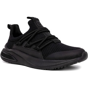 image:imageNautica Kids Athletic SlipOn Sneakers  Comfortable Bungee Running Shoes for Boys and Girls  Stylish and Supportive Footwear for Active Kids Big KidLittle KidToddlerBlack Mono