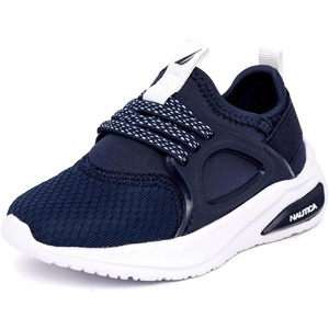 image:imageNautica Kids Athletic SlipOn Sneakers  Comfortable Bungee Running Shoes for Boys and Girls  Stylish and Supportive Footwear for Active Kids Big KidLittle KidToddlerNavy Whitesplash