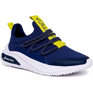 image:imageNautica Kids Athletic SlipOn Sneakers  Comfortable Bungee Running Shoes for Boys and Girls  Stylish and Supportive Footwear for Active Kids Big KidLittle KidToddlerCobalt Lime