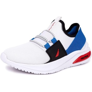 image:imageNautica Kids Athletic SlipOn Sneakers  Comfortable Bungee Running Shoes for Boys and Girls  Stylish and Supportive Footwear for Active Kids Big KidLittle KidToddlerWhite Multimolded