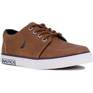 image:imageNautica Kids Boys LaceUp Fashion Sneakers LowTop Dress Shoes for Youth  Big KidLittle KidTan Berrian