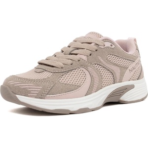 image:imageNautica Kids Boys amp Girls LaceUp Sneakers  Athletic Shoes for Running amp Walking with Cushioned Insole and Comfortable Fit for Big and Little KidsTaupe Pink