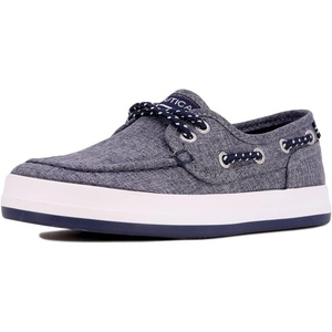 image:imageNautica Kids Casual Boat Shoe Loafers  School Shoes for Boys ToddlerLittle KidBig KidNavy Heather