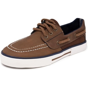 image:imageNautica Kids Casual Boat Shoe Loafers  School Shoes for Boys ToddlerLittle KidBig KidParudark Tan