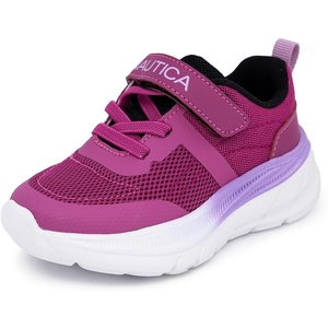 image:imageNautica Kids Fashion Sneaker Athletic Running Shoe with One Strap Boys  GirlsToddlerLittle KidBerry Lilacmarigi