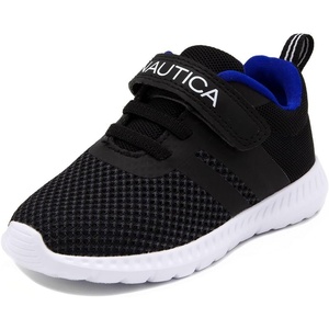 image:imageNautica Kids Fashion Sneaker Athletic Running Shoe with One Strap Boys  GirlsToddlerLittle KidBlack Blue