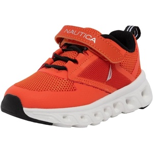 image:imageNautica Kids Fashion Sneaker Athletic Running Shoe with One Strap Boys  GirlsToddlerLittle KidOrange Blackmercer