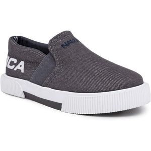 image:imageNautica Kids SlipOn Sneakers  Casual LowTop Shoes for Boys and Girls  Comfortable Athletic Style for School Play and Everyday Wear  ToddlerLittle KidBig Kid SizesGrey Denim