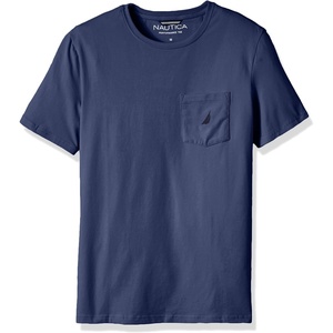 image:imageNautica Mens Classic Fit Pocket TShirtBlue Indigo