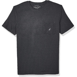 image:imageNautica Mens Classic Fit Pocket TShirtCharcoal Heather