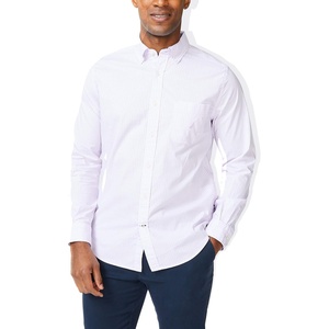 image:imageNautica Mens Classic Fit Stretch Solid Long Sleeve Button Down ShirtLavendula