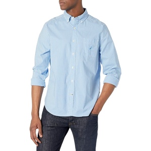 image:imageNautica Mens Classic Fit Stretch Solid Long Sleeve Button Down ShirtLight French Blue
