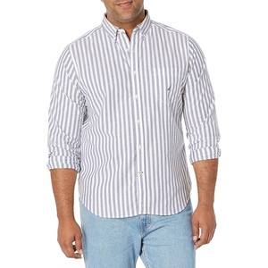 image:imageNautica Mens Classic Fit Stretch Solid Long Sleeve Button Down ShirtNavy Seas