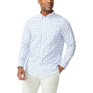 image:imageNautica Mens Classic Fit Stretch Solid Long Sleeve Button Down ShirtPurple