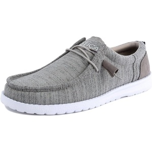 image:imageNautica Mens Comfort Loafers SlipOn Boat Shoe Lightweight Casual Stretch SneakerRushfordHeather Grey