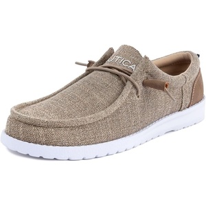 image:imageNautica Mens Comfort Loafers SlipOn Boat Shoe Lightweight Casual Stretch SneakerRushfordSand Brown
