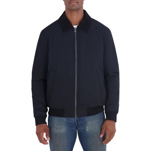 image:imageNautica Mens Heritage Shirt Collar Jacket  Water Resistant Zip Front Plaid Lined Casual CoatBlack