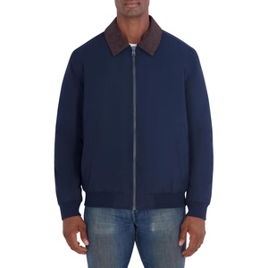 image:imageNautica Mens Heritage Shirt Collar Jacket  Water Resistant Zip Front Plaid Lined Casual CoatNavy