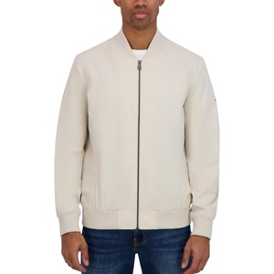 image:imageNautica Mens Lightweight Bomber Jacket  Wind amp WaterResistant Regular Big amp Tall SizesOatmeal