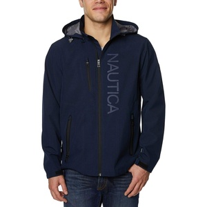image:imageNautica Mens Lightweight Hooded Jacket  Regular Big amp Tall Sizes OuterwearTrue Navy