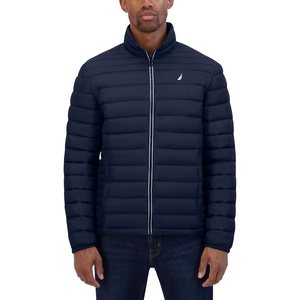 image:imageNautica Mens Lightweight Quilted Jacket  Water Resistant Zip Front Transitional CoatNavy