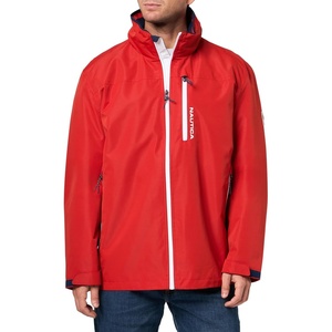 image:imageNautica Mens Lightweight Sailing Jacket  Waterproof amp Windproof BreathableCrimson