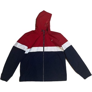 image:imageNautica Mens Lightweight Sailing Jacket  Waterproof amp Windproof BreathableRedWhiteBlue