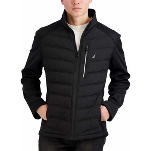 image:imageNautica Mens Lightweight Softshell Jacket  Bonded Fleece Lining Regular Big amp Tall SizesJet