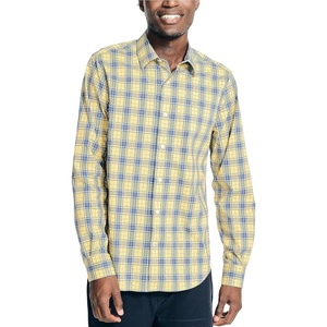 image:imageNautica Mens Nautica Navtech Plaid ShirtLight Mimosa
