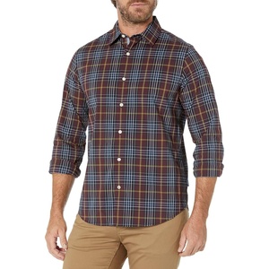 image:imageNautica Mens Nautica Navtech Plaid ShirtShipwreck Burgundy