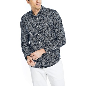 image:imageNautica Mens Nautica Printed Poplin ShirtNautica Printed Poplin ShirtMaritime Navy