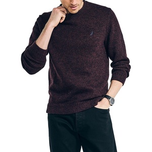 image:imageNautica Mens Nautica Rolled Crewneck SweaterShipwreck Burgundy