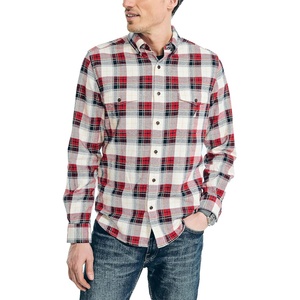image:imageNautica Mens Nautica Sustainably Crafted Plaid Flannel ShirtAlmond
