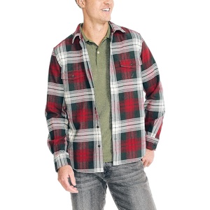 image:imageNautica Mens Nautica Sustainably Crafted Plaid Flannel ShirtDark Spruce