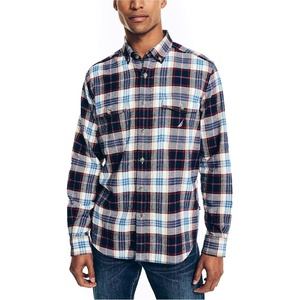 image:imageNautica Mens Nautica Sustainably Crafted Plaid Flannel ShirtMarshmallow