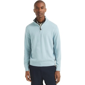 image:imageNautica Mens Navtech QuarterZip SweaterCrystal Bay Heather