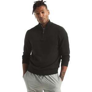 image:imageNautica Mens Navtech QuarterZip SweaterElegant Black