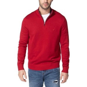 image:imageNautica Mens QuarterZip SweaterNautica Red