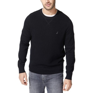 image:imageNautica Mens Ribbed SweaterTrue Black