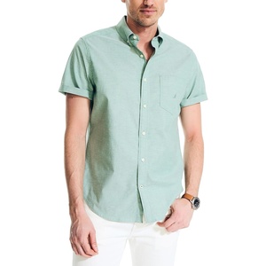 image:imageNautica Mens ShortSleeve Oxford ShirtCoastal Pine