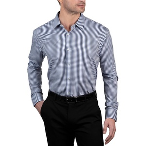 image:imageNautica Mens Slim FitWhite and Blue Check
