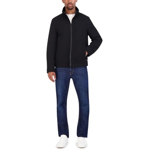 image:imageNautica Mens Wool Blend Lightweight Insulated Jacket  Printed Daimond Quilted InteriorBlack